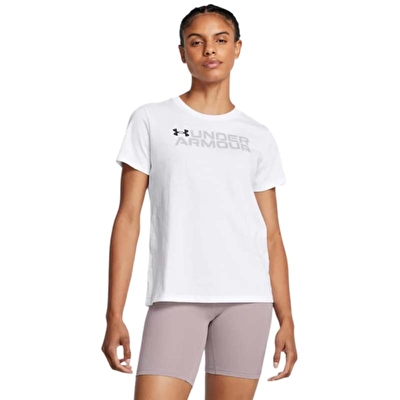 Under Armour Big Logo Pack Kadın Kısa Kollu T-Shirt Beyaz