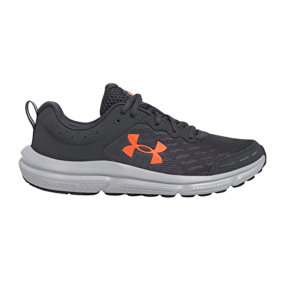 Under Armour Charged Assert 10 Ayakkabı Gri Turuncu