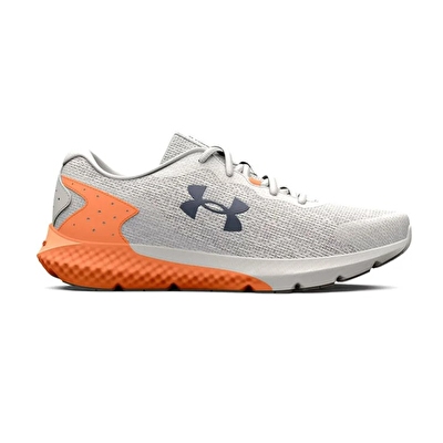 Under Armour Charged Rogue 3 Knit Kadın Ayakkabı Gri Turuncu