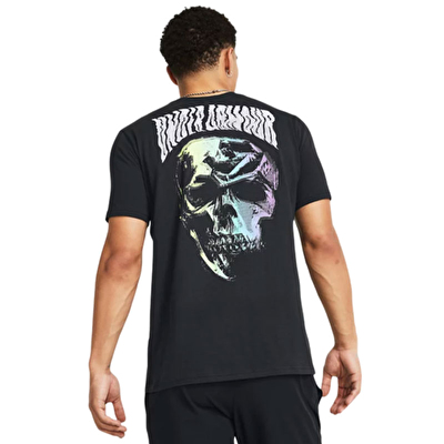 Under Armour Dusk To Dawn Skull Kısa Kollu T-Shirt Siyah