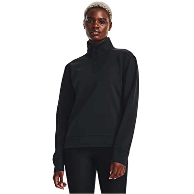 Under Armour Fleece 1/4 Fermuarlı Kadın Sweatshirt Siyah