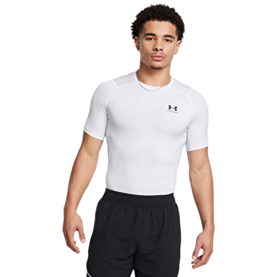 Under Armour Heatgear Armour Kısa Kollu T-Shirt Beyaz