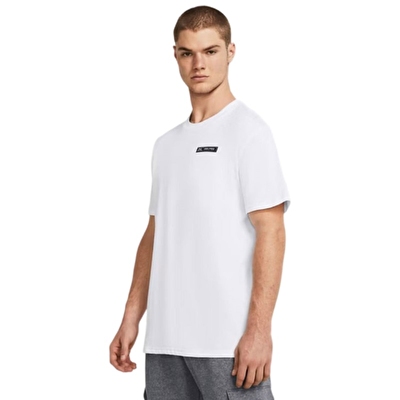 Under Armour Heavyweight Armour Label Kısa Kollu T-Shirt Beyaz