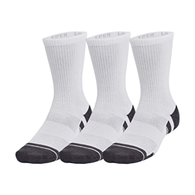 Under Armour Performance Tech 3'Lü Paket Crew Çorap Beyaz