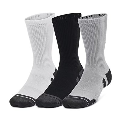 Under Armour Performance Tech 3'Lü Paket Crew Çorap Gri