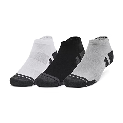 Under Armour Performance Tech 3'Lü Paket Low Cut Çorap Gri