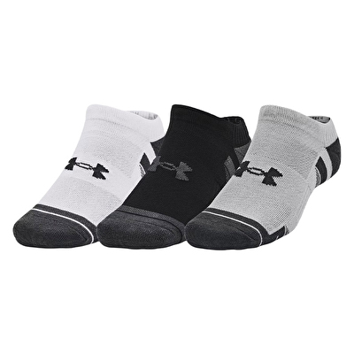 Under Armour Performance Tech 3'Lü Paket No Show Çorap Gri