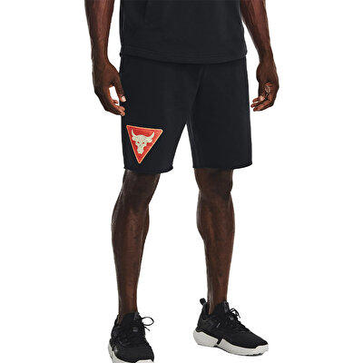 Under Armour Project Rock Terry Tri Şort Siyah