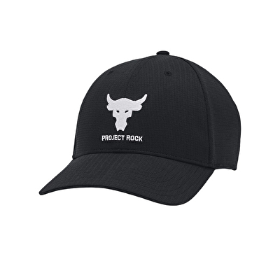 Under Armour Project Rock Trucker Şapka Siyah Beyaz