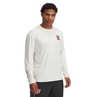 Under Armour Run 96 Uzun Kollu T-Shirt Beyaz
