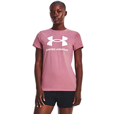 Under Armour Sportstyle Graphic Kadın Kısa Kollu T-Shirt Pembe
