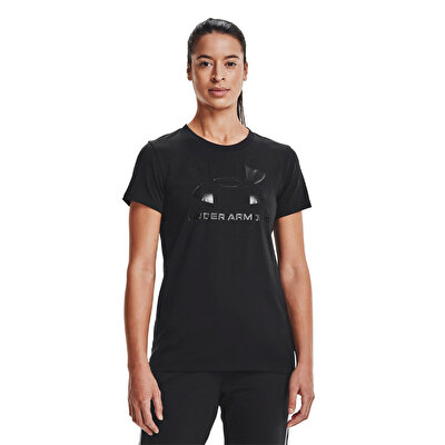 Under Armour Sportstyle Graphic Kadın Kısa Kollu T-Shirt Siyah