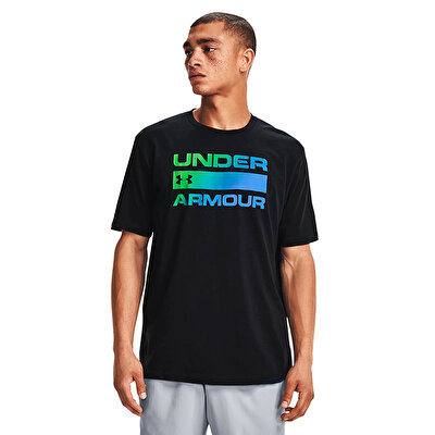 Under Armour Team Issue Wordmark Kısa Kollu T-Shirt Siyah Mavi