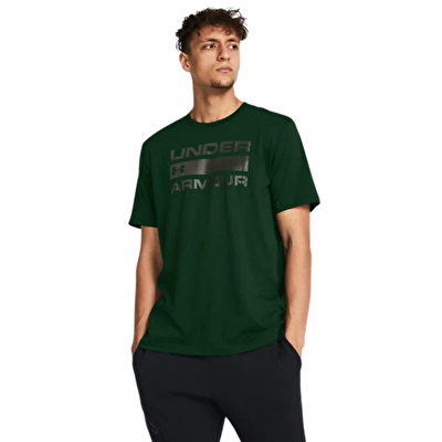 Under Armour Team Issue Wordmark T-Shirt Koyu Yeşil