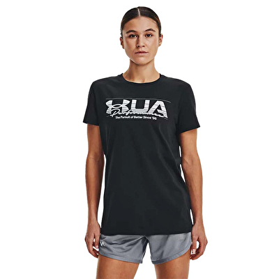 Under Armour Vintage Performance Kadın Kısa Kollu T-Shirt Siyah