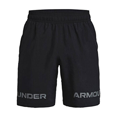 Under Armour Woven Graphic Şort Siyah Gri