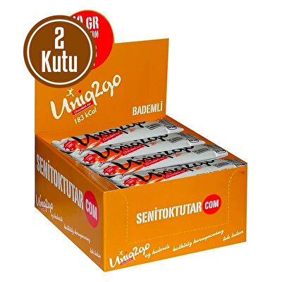  Uniq2go Chocodark Protein Bar 50 Gr 16 Adet x 2 Kutu