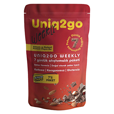 Uniq2go Weekly Proteinli Meyve Bar 50 Gr 7 Adet
