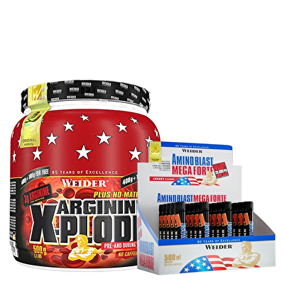 Weider Arginine Xplode 500 Gr + Amino Liquid Mega Forte Kombinasyonu
