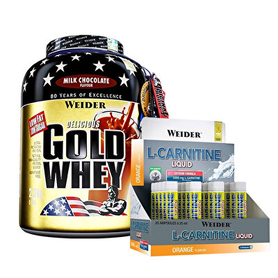 Weider Gold Whey 2300 Gr + L-Carnitine 3000 Mg Kombinasyonu