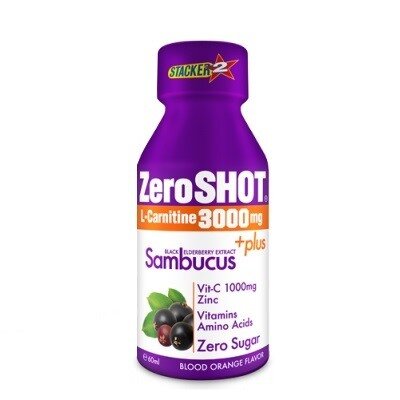 Zero Shot 60 mL 3000 Mg L-Carnitine + Plus Sambucus