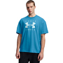 Under Armour Heavyweight Oversize Kısa Kollu T-Shirt Mavi